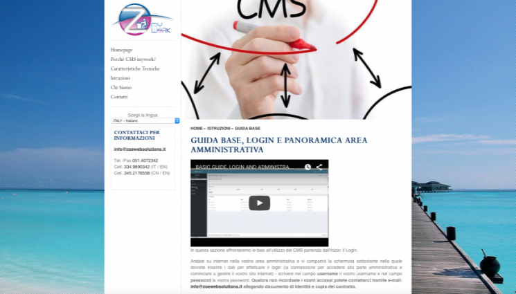 CMS Template Site Corporate, Showcase CMS Site Layout Design, CMS Site Corporate